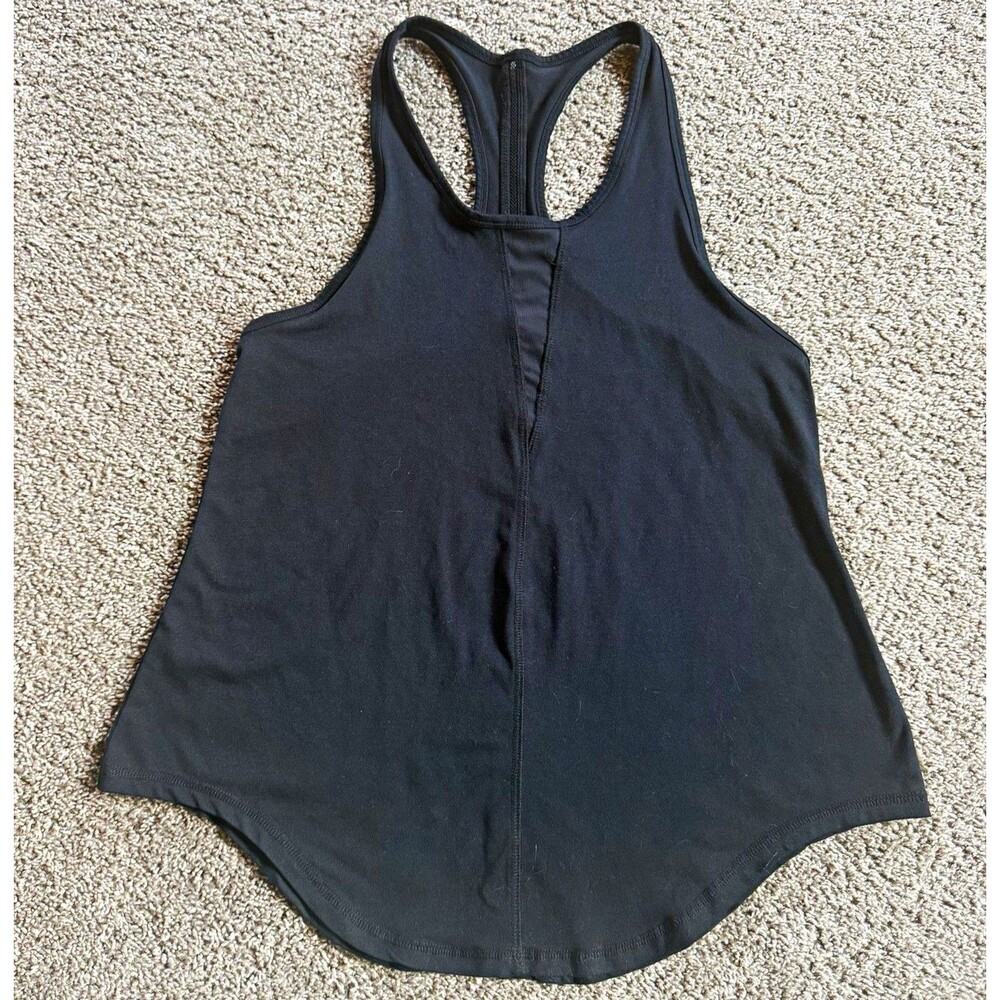 ZYIA Active Women's XL Black Racerback Scoop Neck Athletic Tank Top